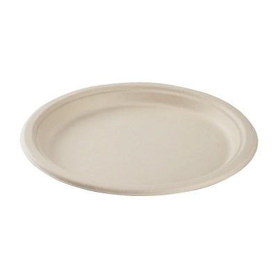 PAPER PLATE  9" ROUND NATURAL