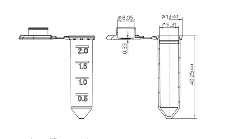 2ML MICRO-CENTRIFUGE TUBE (SNAP-TOP)