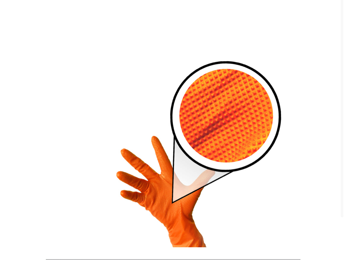IF87 Industrial Powder Free Orange Nitrile 8.5 mil, 1000/Case