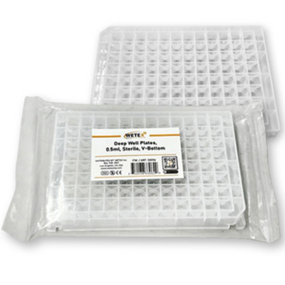 0.5 mL Deep Well Plates (Square Wells), V Bottom
