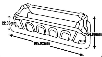 10mL Polystyrene Reagent Reservoir (1 Case)